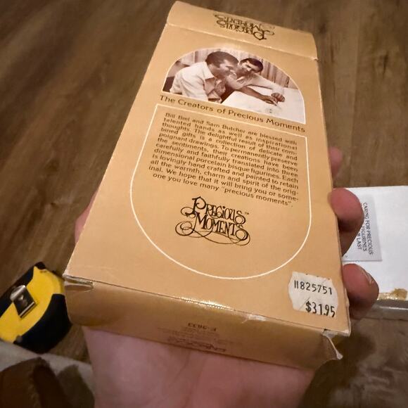 Precious Moments COME LET US ADORE HIM NATIVITY Ornaments 1980 Set E-5633 w/box - Picture 5 of 7